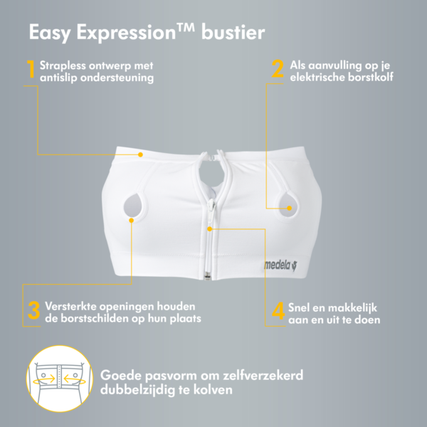 Medela Easy Expression Bustier | wit S