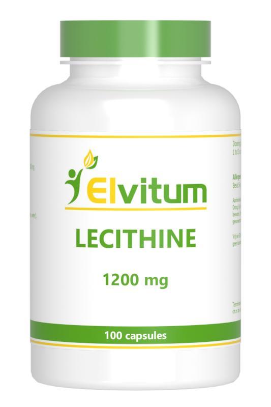 ElvitumLecithine 1200 mg Softgel capsule (soja)